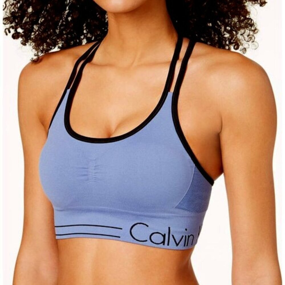 Calvin Klein Performance Strappy-Back Low-Impact Sports Bra